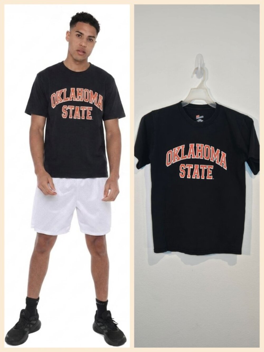 Oklahoma State Cowboys t-shirt size small black orange used